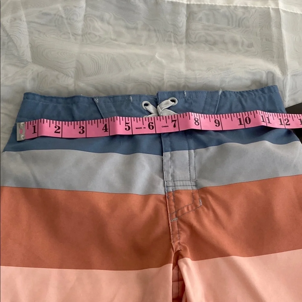 Art Class Blue and Gray Swim Trunks Classic Style